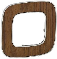 Рамка универсальная Legrand Valena Allure 1-м. дерево орех картинка